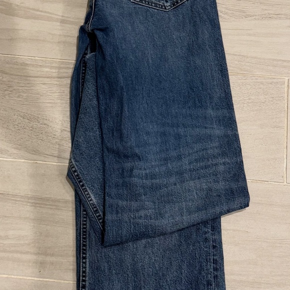 Madewell x Kaihara Denim Low-Slung Baggy Jeans in Mustart Wash - Picture 3 of 3